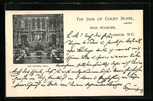 AK London, The Inns of Court Hotel, High Holborn