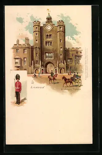 Lithographie London, St. James Palace