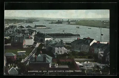 AK Shoreham by Sea, from St. Mary`s Church Tower