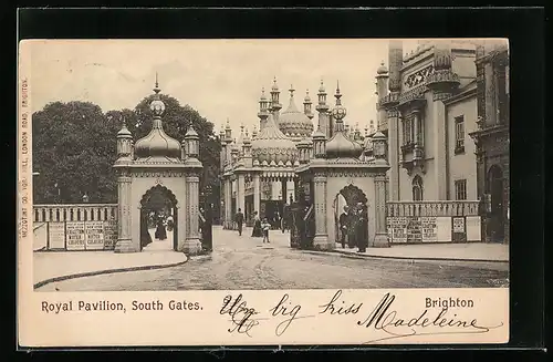 AK Brighton, Royal Pavilion, South Gates