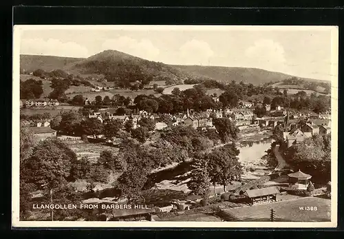 AK Llangollen, View From Barbers Hill