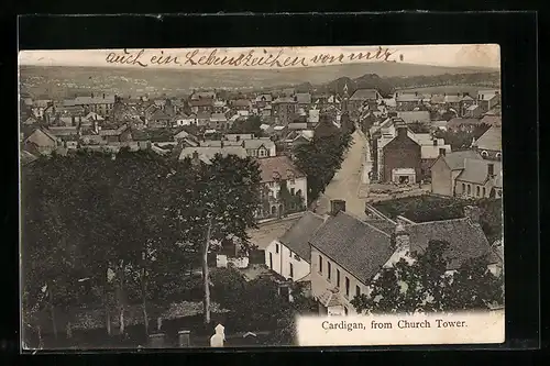 AK Cardigan, View from Church Tower