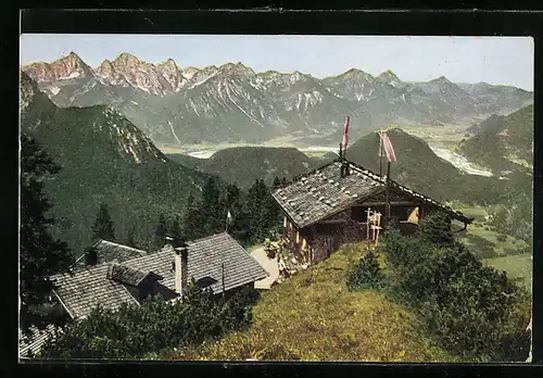 AK Tegelberg-Haus, Berghütte der Sektion Füssen des DOAV