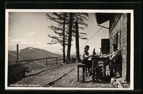 AK Hörndlhütte, Berghütte bei Kohlgrub