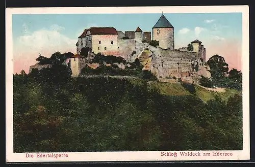 AK Waldeck / Hessen, Schloss Waldeck am Edersee