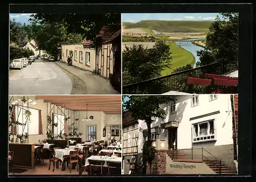 AK Fürstenberg / Weser, Weserberg Terrassen & Hotel Fürstenberg