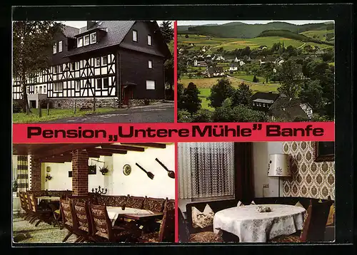 AK Laasphe-Banfe, Hotel-Pension Untere Mühle, In der Hege 1