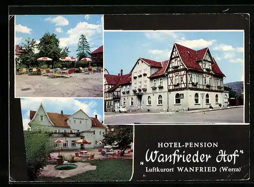 AK Wanfried /Werra, Hotel-Pension Wanfrieder Hof