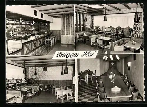 AK Brügge /Volmetal, Gaststätte Brügger Hof, Innenansichten, Kegelbahn