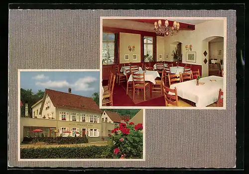 AK Schönau bei Heidelberg, Hotel-Restaurant Pfälzer Hof