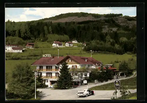 AK Bodenmais, Hotel-Cafe Waldeck, Arbersee-Strasse 39