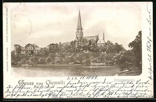 AK Chemnitz, Kirche und Schlossteich