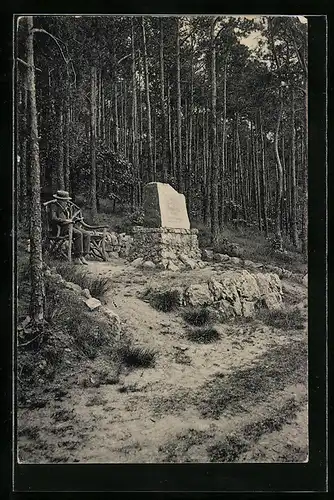 AK Diesbar, Fabian-Denkmal im Golkwald