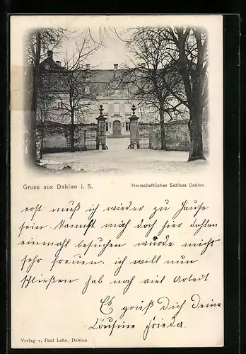AK Dahlen i. S., Herrschaftliches Schloss