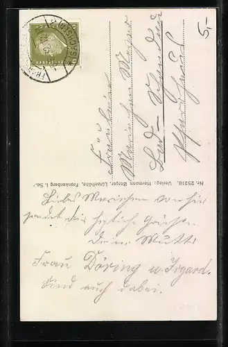 AK Frankenberg i. Sa., Blick vom Emilientempel