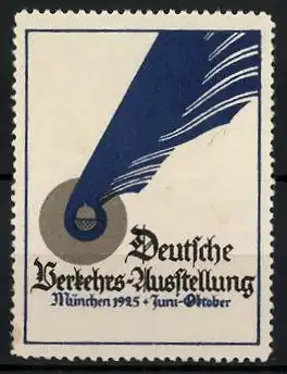 Reklamemarke München, Deutsche Verkehrs-Ausstellung 1925, Messelogo