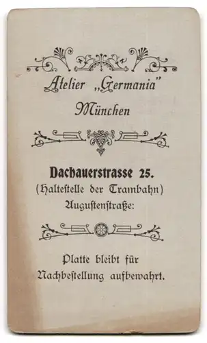 Fotografie Atelier Germania, München, Dachauerstr. 25, Bürgerlicher Herr mit Vollbart