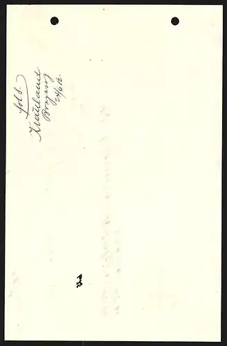 Rechnung Bregenz a. B. 1912, Josef Krauland, Südfrüchten-, Delikatessen-, Kanditen- & Spezereien-Handlung, Geschäftshaus