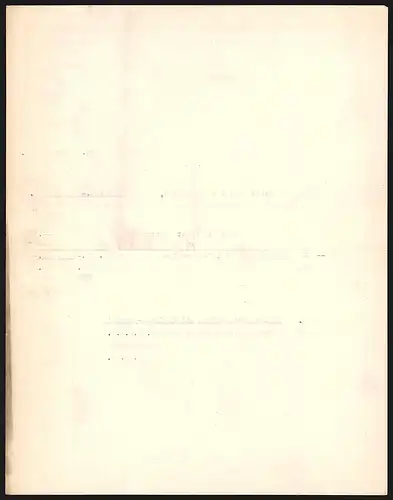 Rechnung Möhringen i. Baden 1917, C. J. Rapp & Cie., Lederwarenfabrik, Werksgelände mit Hofeinfahrt