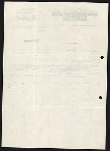 Rechnung Radolfzell 1930, J. Schiesser AG, Trikotfabriken, Hauptwerk, Zweigstellen in Stockach und Engen