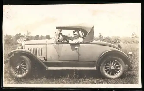 Fotografie Auto Overland-Whippet Cabrio (1928), Cabriolet bei Michigan City