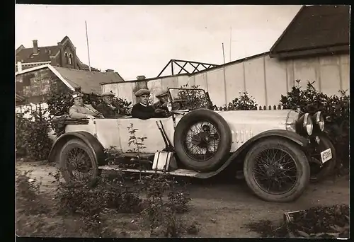 Fotografie Auto Chenard & Walcker Cabrio (1920), Cabriolet mit Kfz-Kennzeichen Berlin