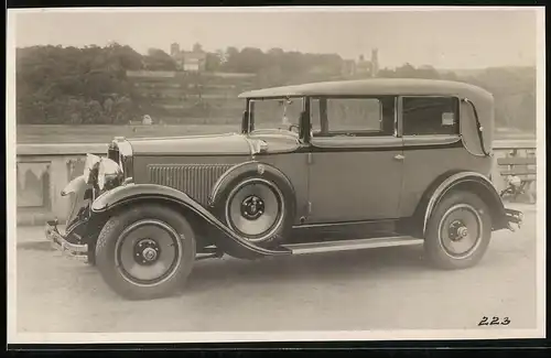 Fotografie Auto Nash Cabrio mit Karrosserie Gläser (1929)
