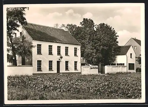 AK Neuss-Üdesheim, Feldpartie an der Jugendherberge Jugendhof Neuss