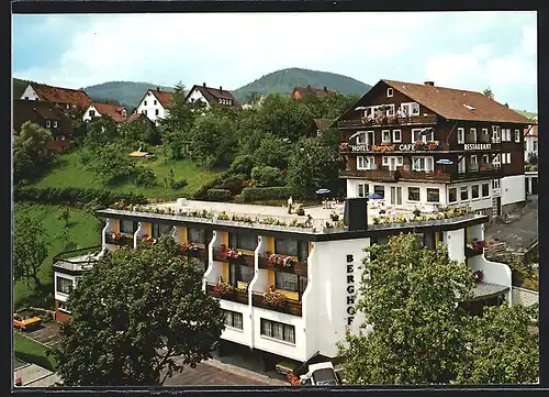 AK Baiersbronn, Hotel-Café Berghof, Familie Richard Gaiser