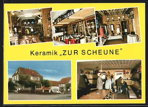 AK Fredelsloh, Keramik-Werkstatt Zur Scheune, Ludwig Krumme, Teichstr. 34