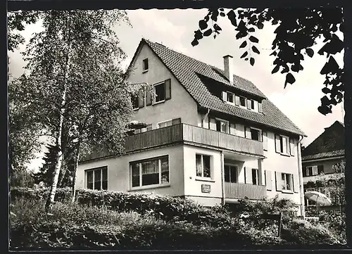 AK Königsfeld /Schw., Pension Schönblick, mit grossem Balkon
