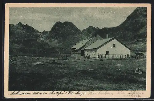 AK Madlenerhaus, Berghütte im Montafon