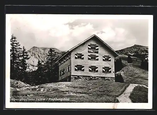 AK Alpwegkopfhaus, Berghütte mit Umgebung