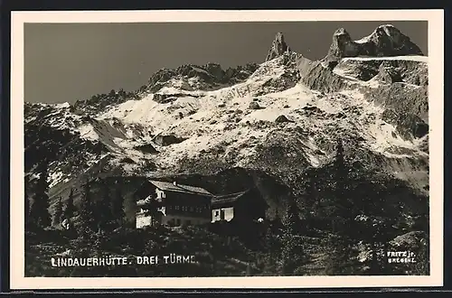 AK Lindauerhütte, Berghütte bei den Drei Türmen