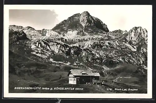 AK Biberacherhütte, Berghütte mit Künzelspitze