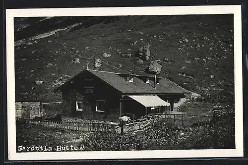 AK Sarottla-Hütte, Gebäudeansicht