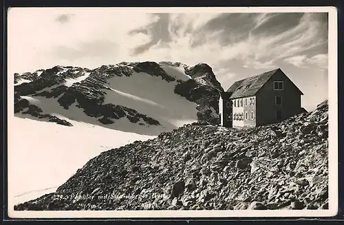 AK Strassburger Hütte, Berghütte mit Umgebung