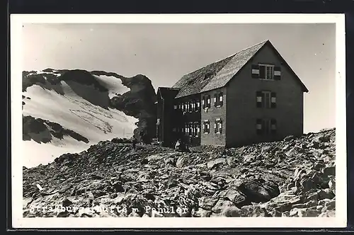 AK Strassburger Hütte mit Panüler