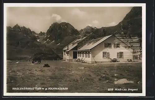 AK Madlenerhasu, Berghütte gegen Hochmaderer
