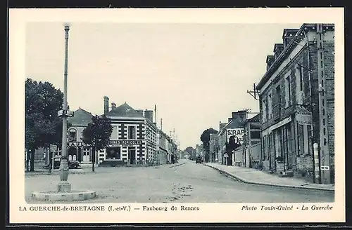 AK La Guerche-de-Bretagne, Faubourg de Rennes