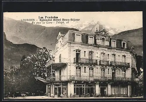 AK Lourdes, Splendid Hotel Beau-Séjour