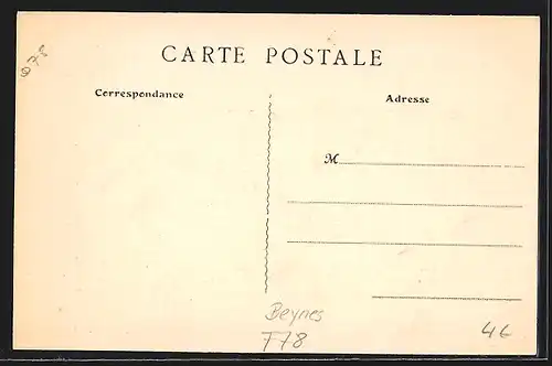 AK Beynes, Strassenpartie mit Geschäft Roinville