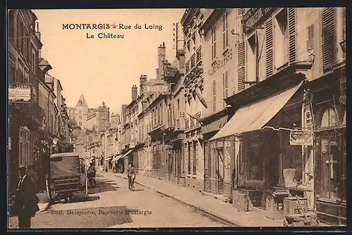 AK Montargis, Rue du Loing, Le Chateau