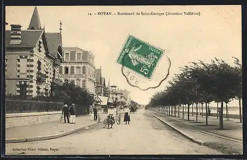 AK Royan, Boulevard de Saint-Georges (direction Vallières)