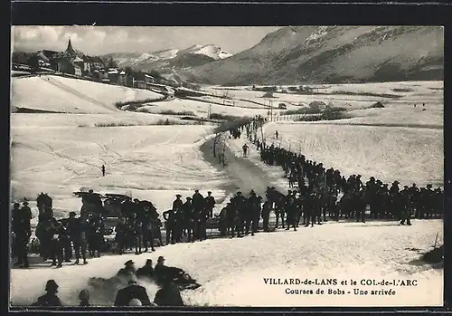 AK Villard-de-Lans, Col de l'Arc, Courses de Bobs