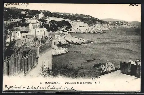 AK Marseille, Panorama de la Corniche