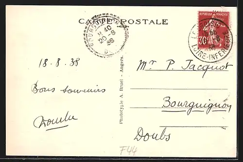 AK Le Croisic, Le Port vers la Poissonnerie