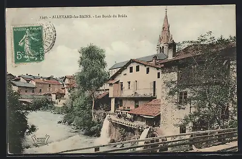 AK Allevard-les-Bains, Les Bords du Bréda
