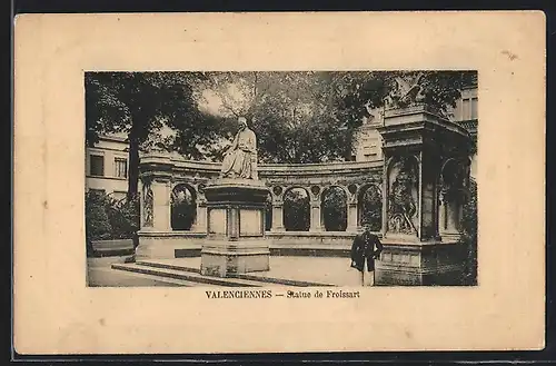 AK Valenciennes, Statue de Froissart