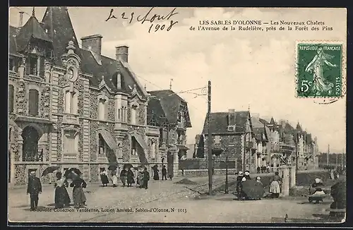 AK Les Sables d`Olonne, Les Nouveaux Chalets de l`Avenue de la Rudelière, près de la Forêt des Pins